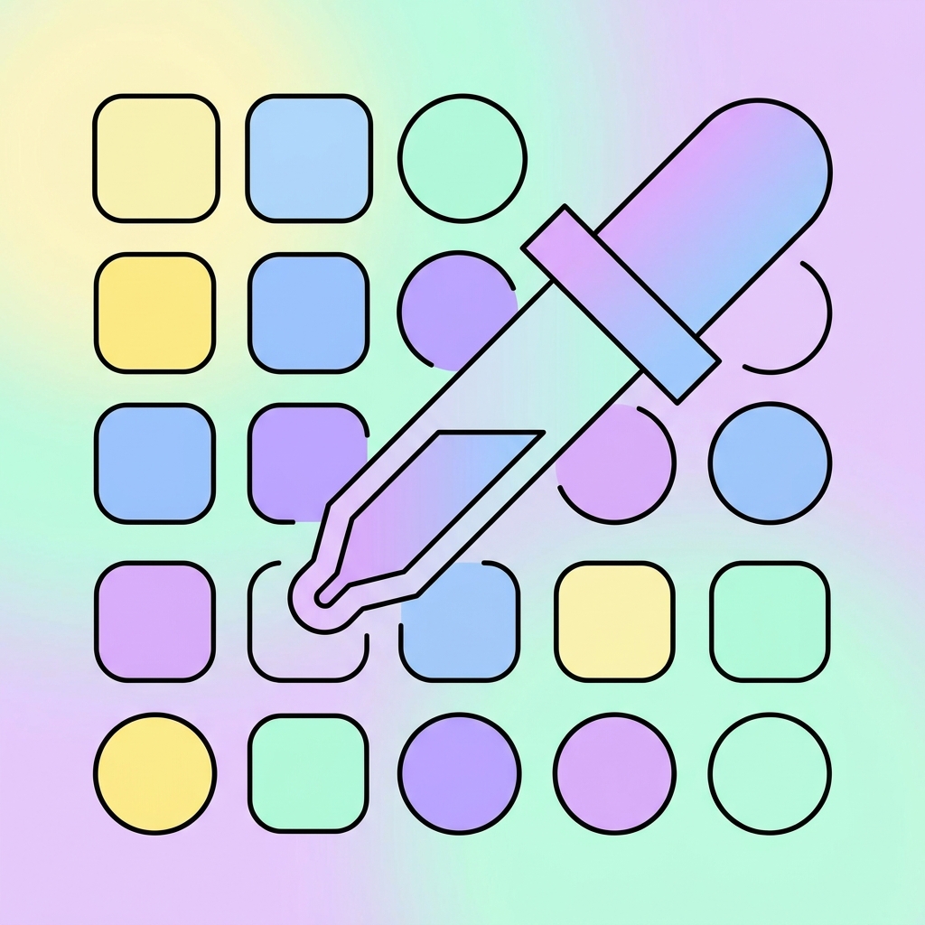 Strumenti colore illustrazione strumenti