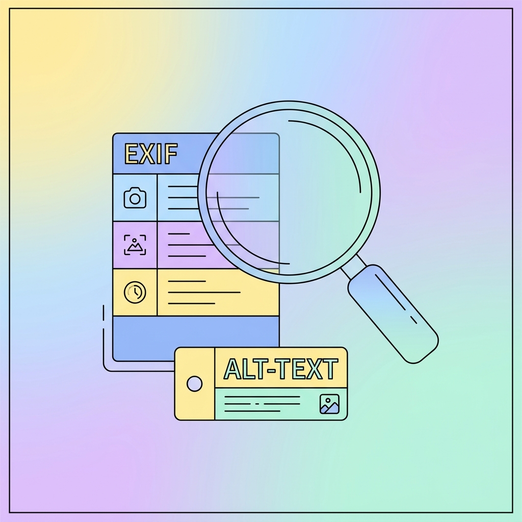 Metadati & Accessibilità illustrazione strumenti